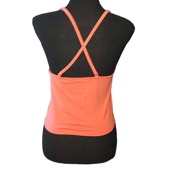 American Eagle Coral Tank Criss Cross Straps Medium - Picture 3 of 5